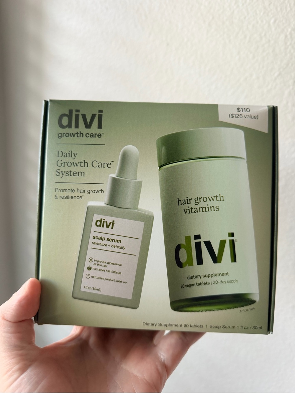 ***FREE SHIPPING*** divi Hair Growth Vitamins & Scalp Serum